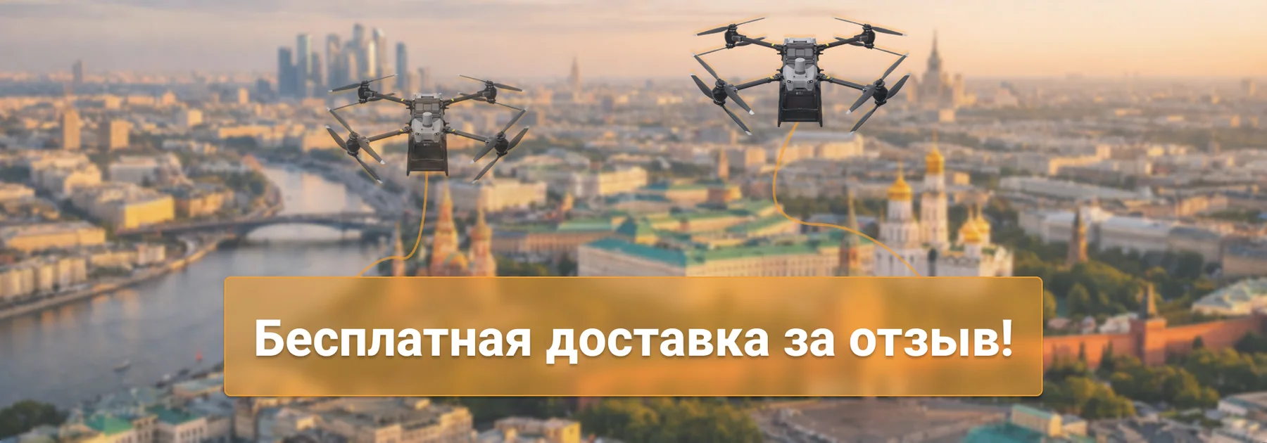 Бесплатная доставка за отзыв