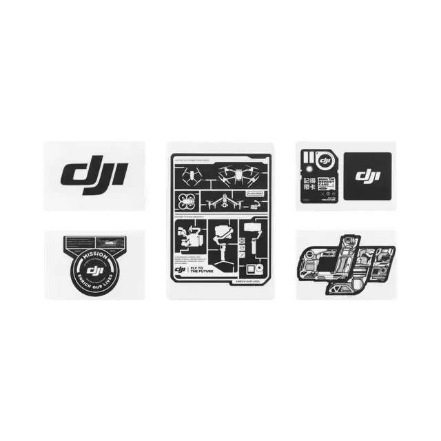 Наклейка с логотипом DJI