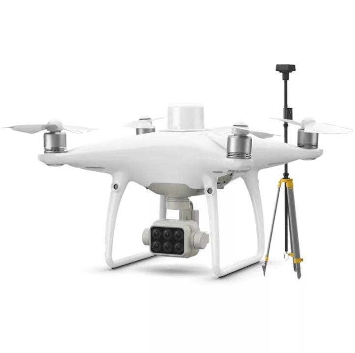 Комплект DJI Phantom 4 Multispectral с мультиспектральной камерой и мобильной станцией D-RTK 2 высокой точности