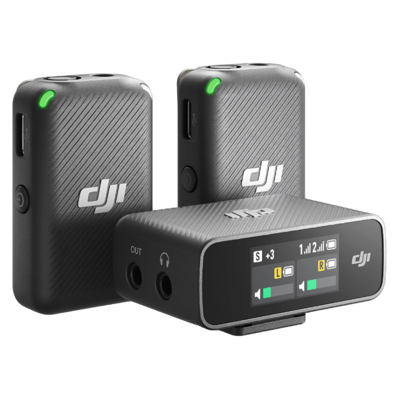 DJI Mic (2 передатчика + 1 приемник + чехол-аккумулятор)