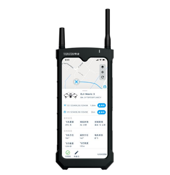 Ручной аэроскоп Drone Detector H1L с экраном и антеннами