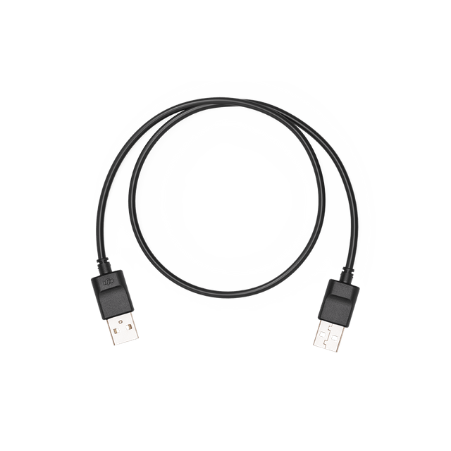 Кабель USB с двумя штекерами USB-A для подключения и передачи данных